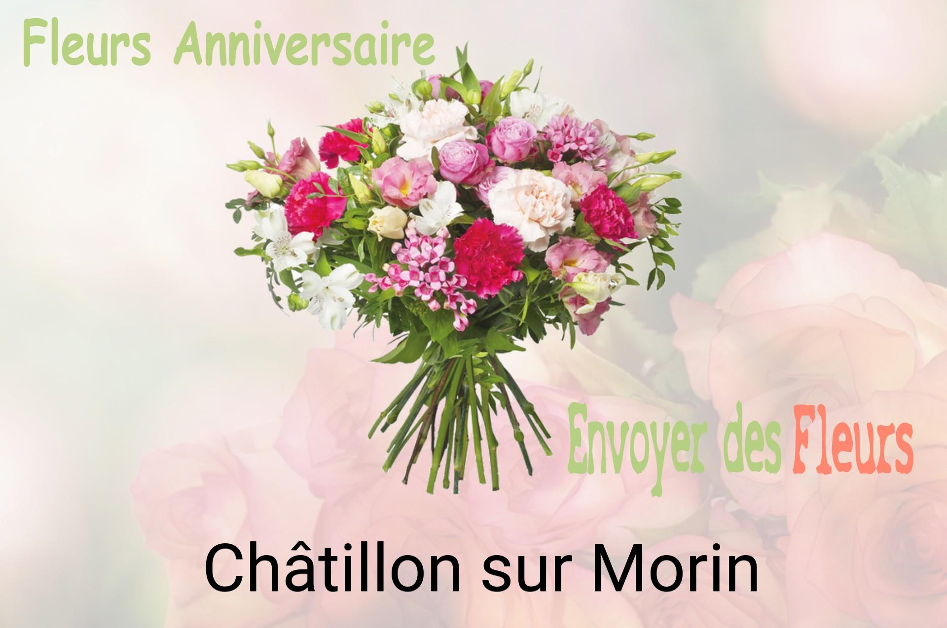 Bouquet de fleurs d’anniversaire livré à Châtillon-sur-Morin